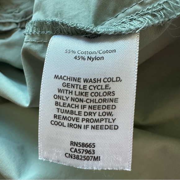 Caslon Peplum Cotton Blend Utility Jacket - Picture 9 of 9